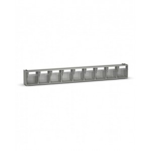 Cassettiera porta minuteria Visual Box, 9 cassetti, L600 x P68 x H78 mm