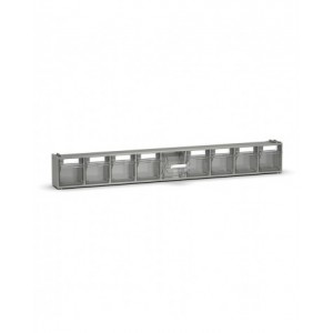 Cassettiera porta minuteria Visual Box, 9 cassetti, L600 x P68 x H78 mm