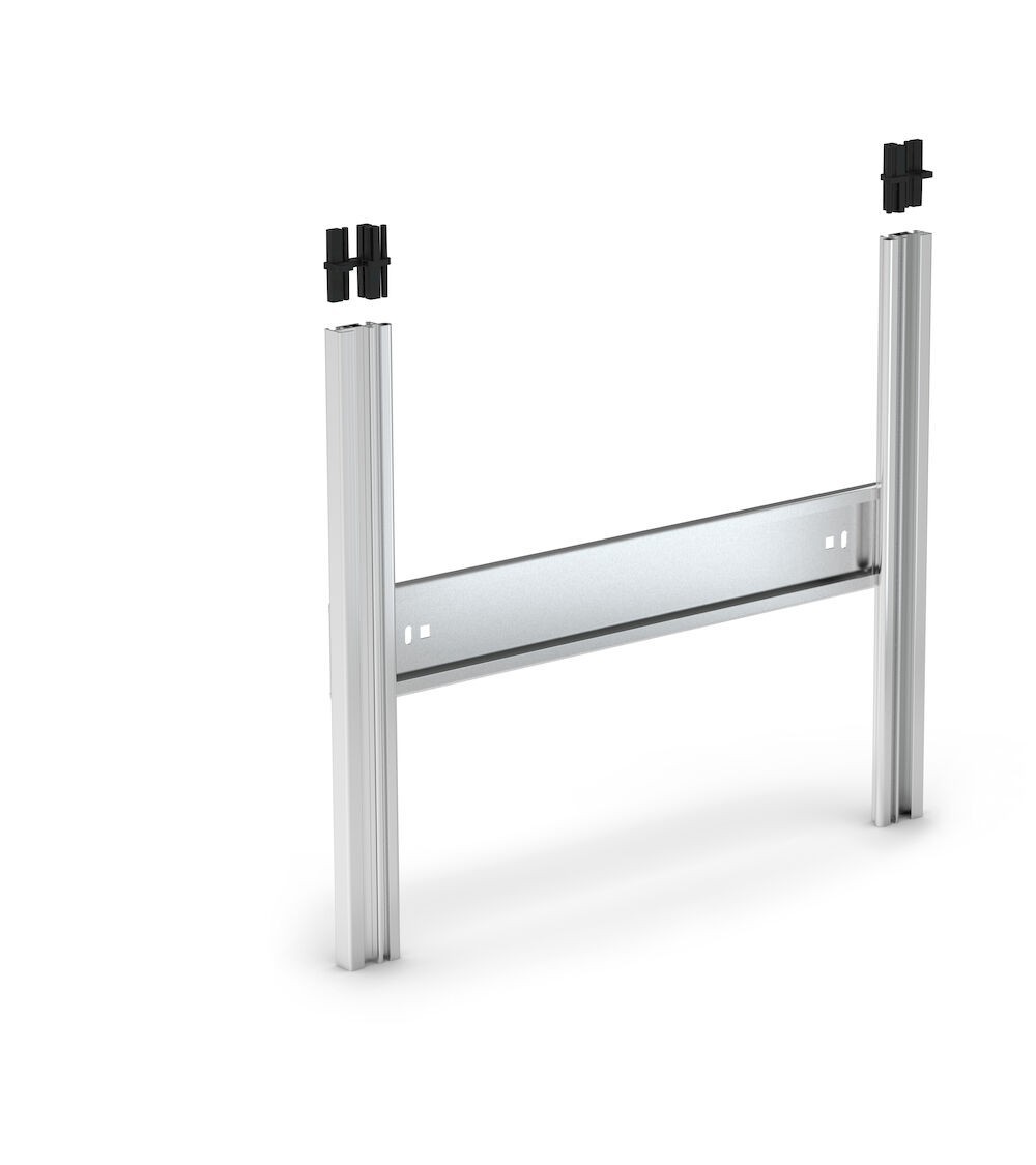 Telaio modulare e sovrapponibile per cassettiere Visual Box, L602 x P22 x H500 mm