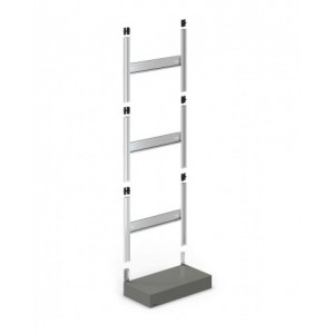 Base per scaffale Visual Box, L604 x P322 x H100 mm