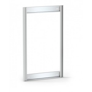 Telaio da parete per cassettiere Visual Box, L602 x P22 x H1000 mm