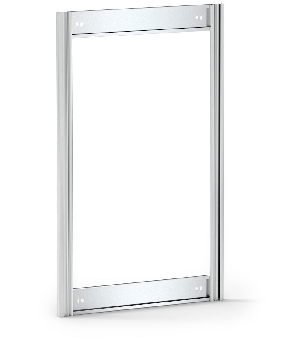 Telaio da parete per cassettiere Visual Box, L602 x P22 x H1000 mm