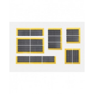 Angolo per tappeto in polietilene, L110 x P110 x H25 mm