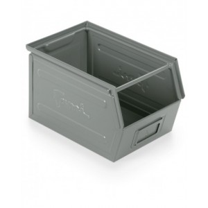 Contenitori a bocca di lupo in metallo, mis. 3, L210 x P350 x H200 mm