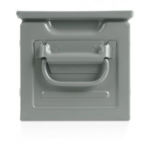 Contenitori a bocca di lupo in metallo, mis. 3, L210 x P350 x H200 mm