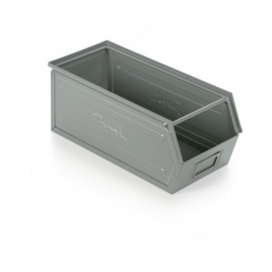 Contenitori a bocca di lupo in metallo, mis. 3P4, L210 x P550 x H200 mm