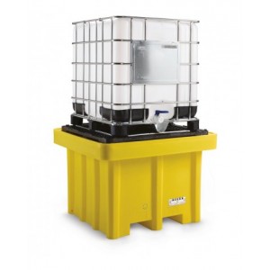 Vasca in  polietilene con griglia per cisterna, L1350 x P13500 x H970 mm