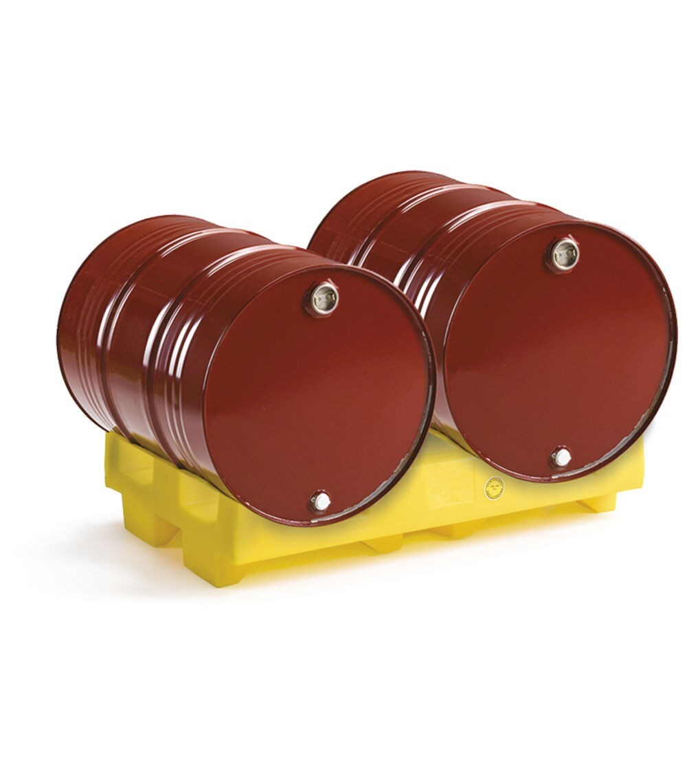 Porta fusti 200 litri per 2 fusti