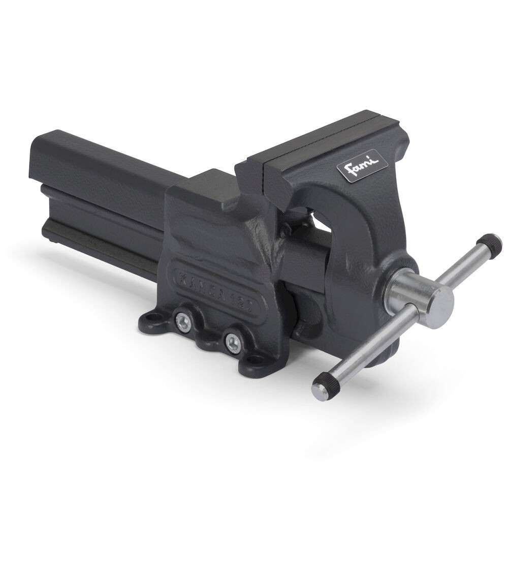 Morsa da banco Work Tech, ganascia con L 120 mm, apertura 150 mm