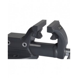 Morsa da banco Work Go, ganascia con L 100 mm, apertura 125 mm