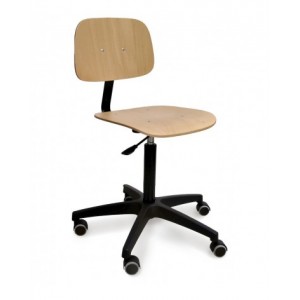 Sedia girevole in legno