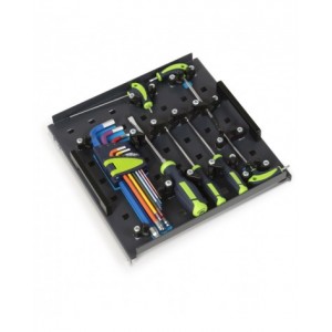 Vassoio portautensili 5S Pikpad, L284 x P287  x H50 mm, 18x18 EH