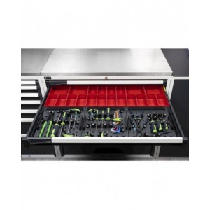 Vassoio portautensili 5S Pikpad, L284 x P287  x H50 mm, 18x18 EH