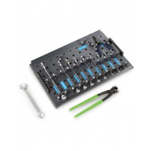 Vassoio portautensili 5S Pikpad, L437 x P287  x H50 mm, 27x18 EH