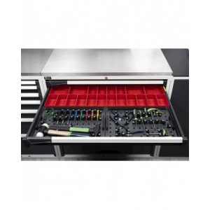 Vassoio portautensili 5S Pikpad, L437 x P287  x H50 mm, 27x18 EH