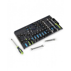 Vassoio portautensili 5S Pikpad, L590 x P287  x H50 mm, 36x18 EH