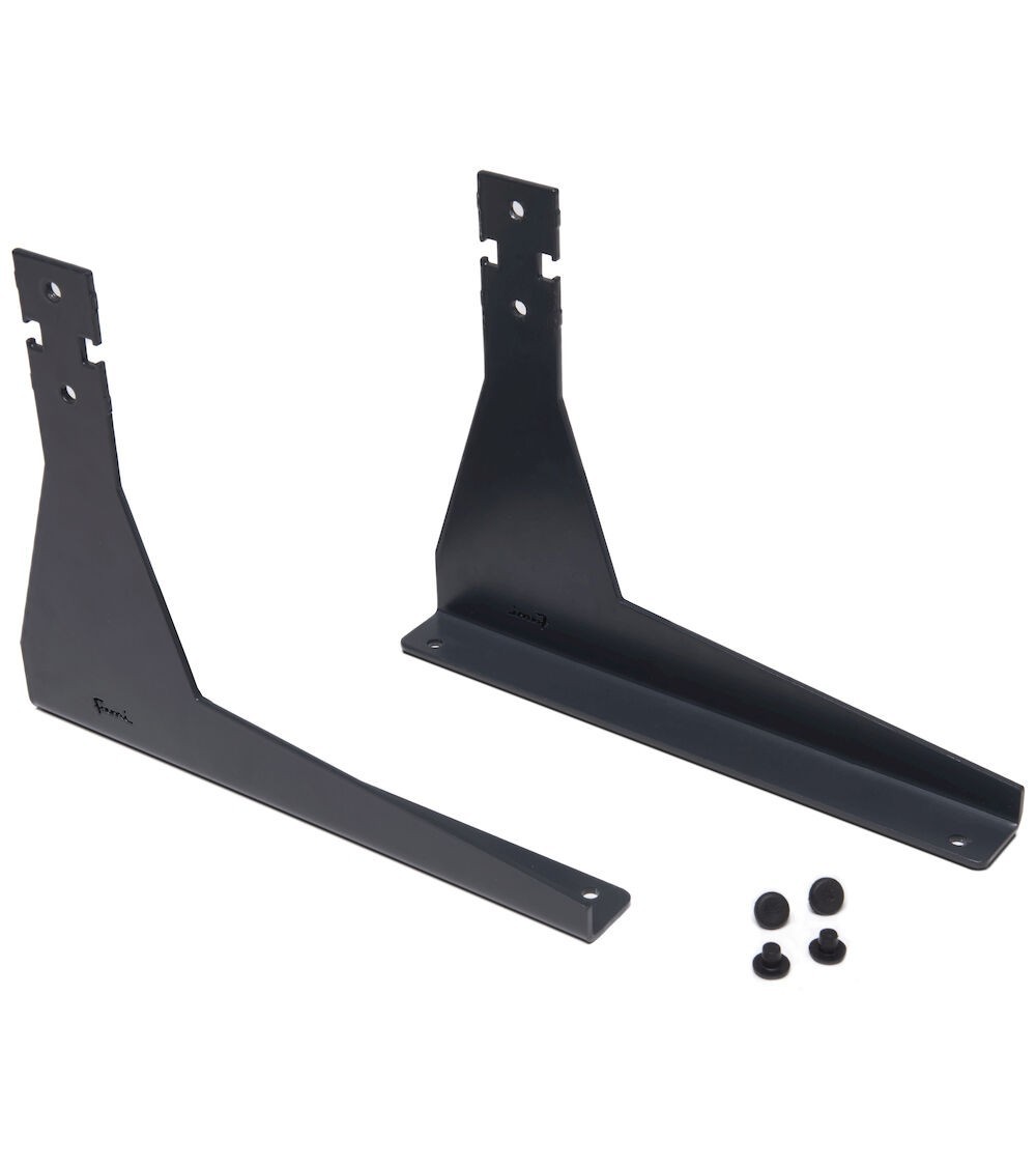 Coppia staffe per sostegno da tavolo