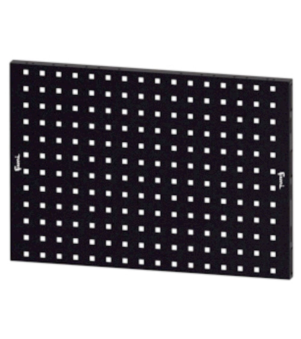 Pannello forato/mensola con 1 bordo fermacasse