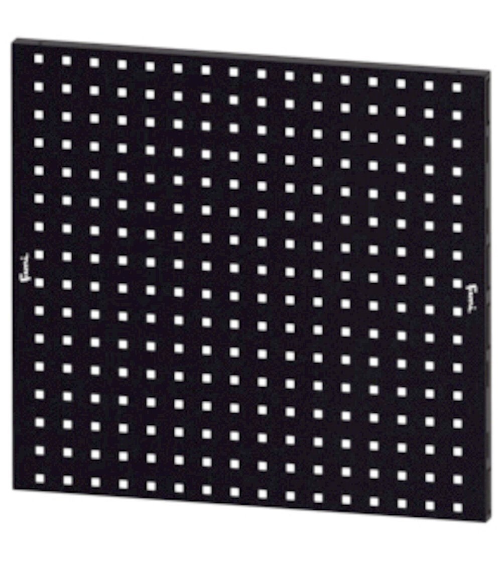 Panneau perforé/étagère avec 1 rebord de blocage