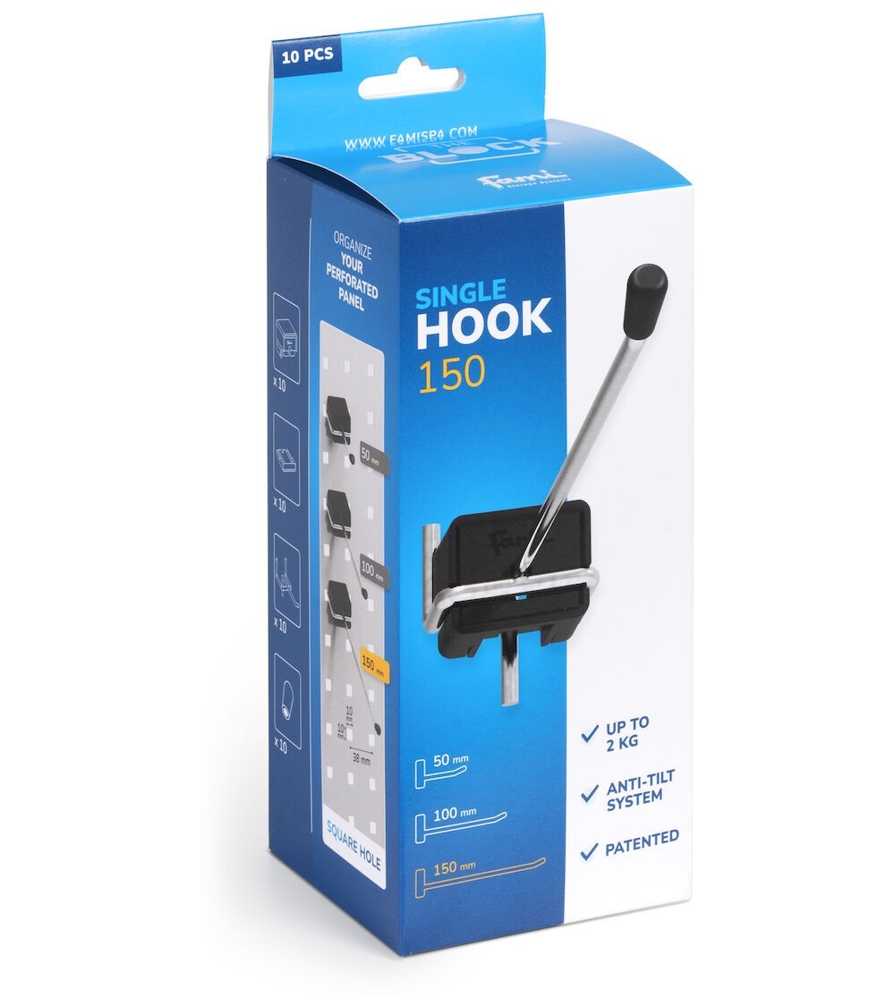 Gancio con puntale 150 mm The Block