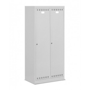 Armadietto spogliatoio con divisorio sporco pulito, 2 scomparti