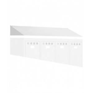 Tetto inclinato, 1191x502x220 mm