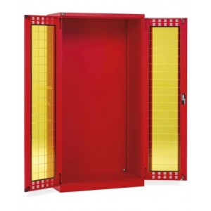 Armadio DPI con ante battente fessurate Safe Crash, L1023 x P555 x H2000 mm