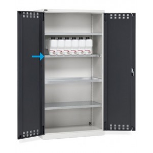 Kit piano fessurato con 2 separatori e 6 taniche, L995 x P495 x H315 mm