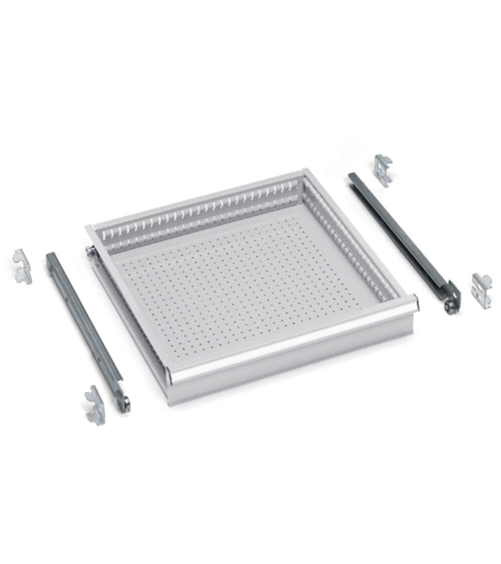 Cassetti ad estrazione semplice, L398 x P449 x H85 mm