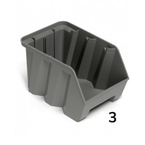 Contenitore a bocca di lupo Picking Box Air in PP rigenerato, mis.3