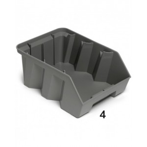 Contenitore a bocca di lupo Picking Box Air in PP rigenerato, mis.4