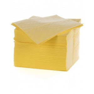 Panni assorbenti per prodotti chimici, confezione 100 pezzi