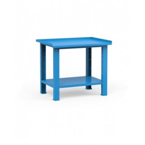 Banco da lavoro Work con piano in acciaio, 1031x704x887 h