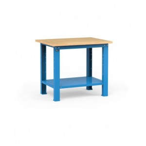 Banco da lavoro Work con piano in legno, 1024x750x882 h