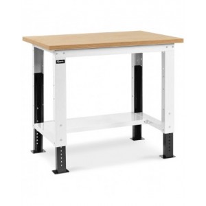 Banco Work con piano in legno, 1024x750x732/1057 h