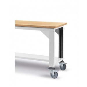 Kit 4 ruote in gomma elastica Ø 125 mm