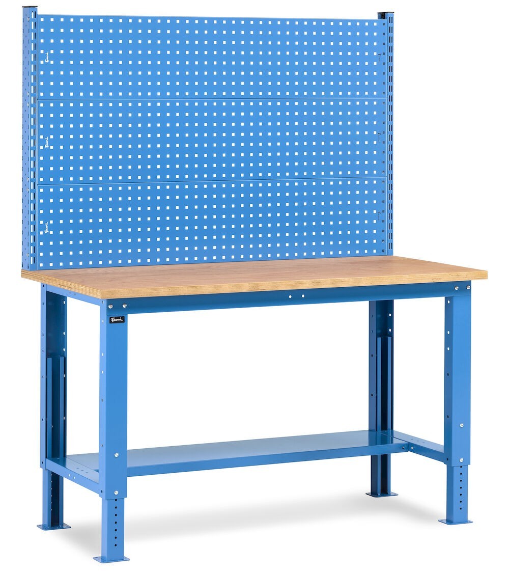 Banco da lavoro WORK1515 con parete attrezzata