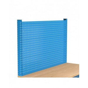 Banco da lavoro regolabile in altezza Work Up WORK1517 con parete attrezzata e 1 cassetto