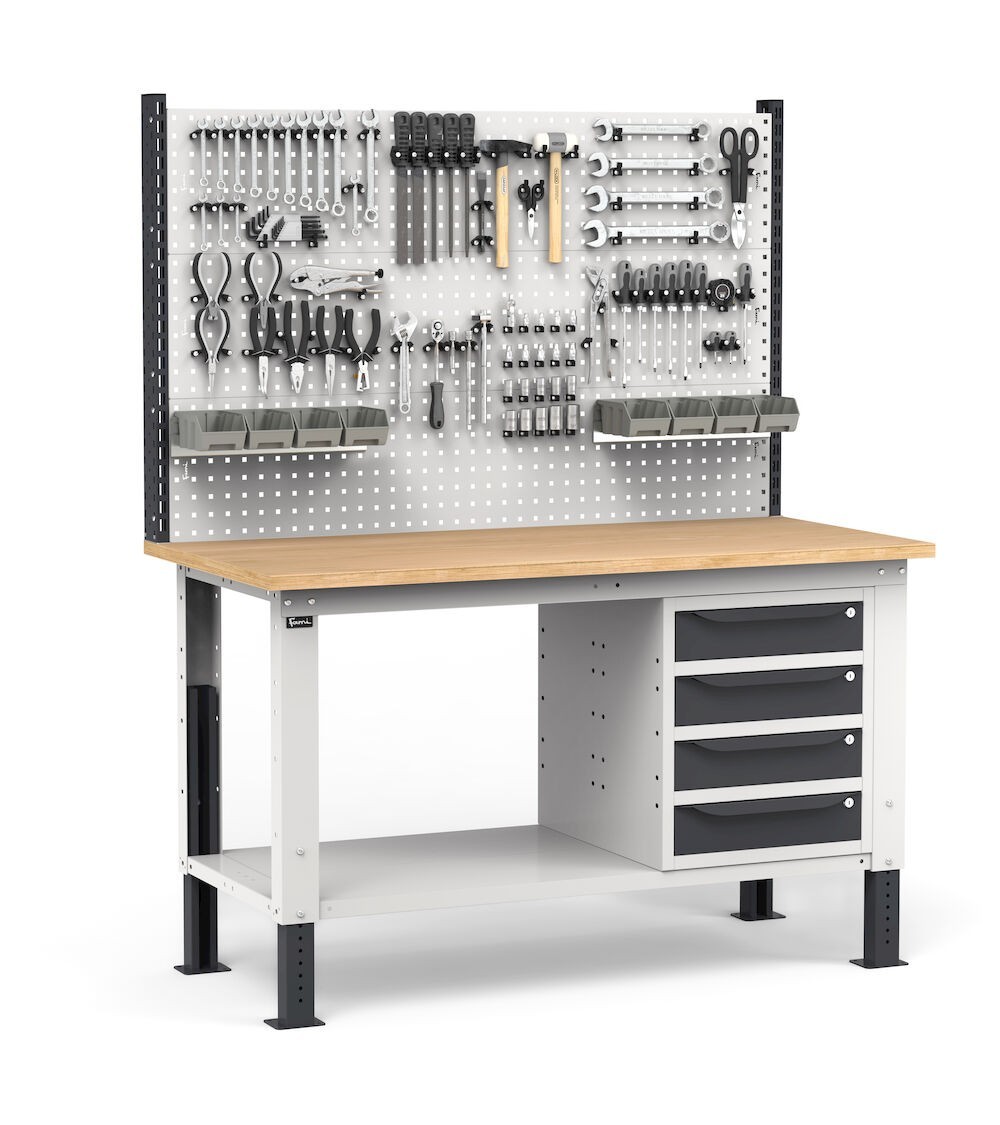 Banco Regolabile Completo WORK1529, 150cm