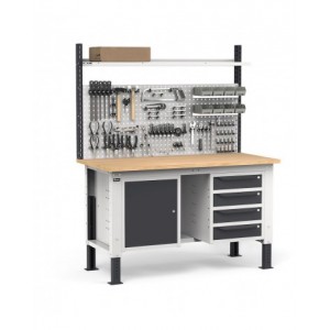 Banco Regolabile Completo WORK1531, 150cm