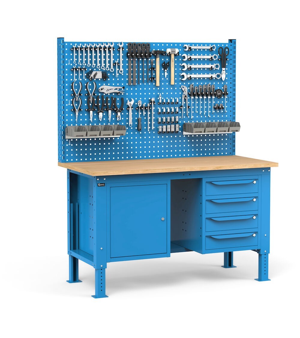 Banco Regolabile Completo WORK1537, 150cm