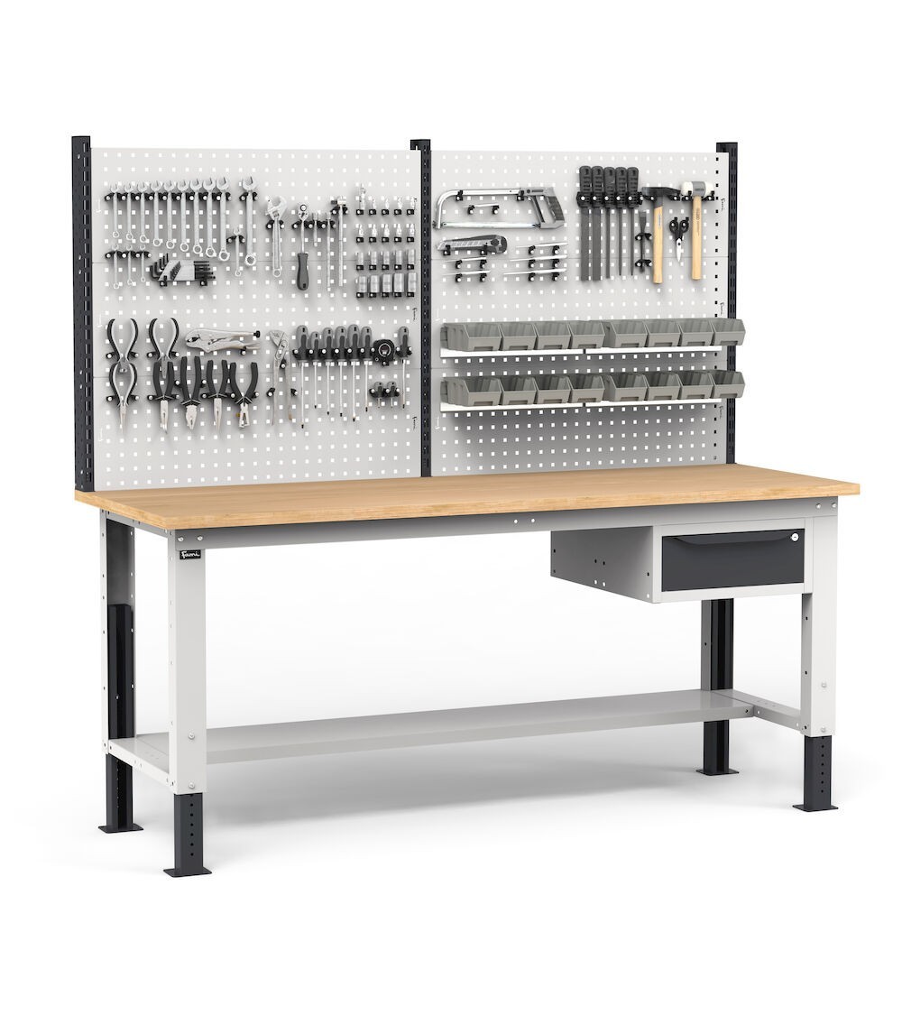 Banco Regolabile Completo WORK2030, 200cm