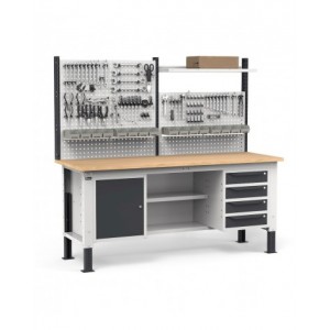 Banco Regolabile Completo WORK2033, 200cm