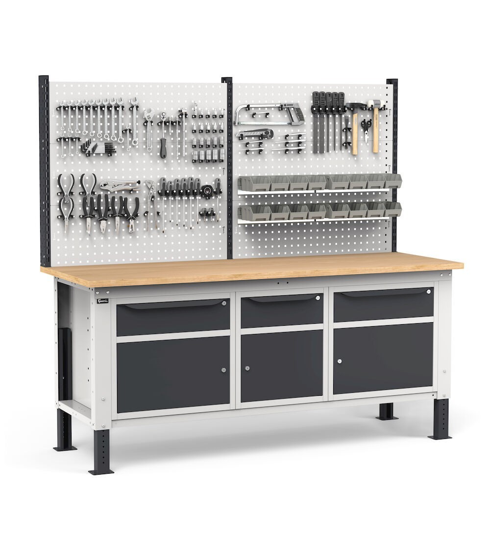 Banco Regolabile Completo WORK2034, 200cm