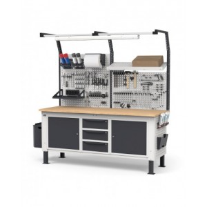 Banco Regolabile Completo WORK2043, 200cm