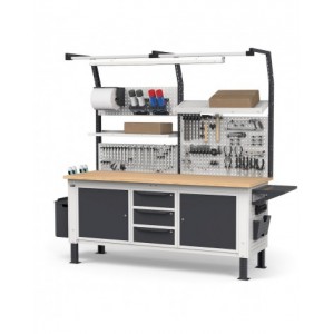 Banco Regolabile Completo WORK2043, 200cm