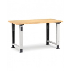 Banco professionale regolabile in H, 150 cm, grigio e antracite