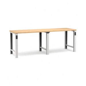 Banco professionale, 250 cm, grigio e antracite