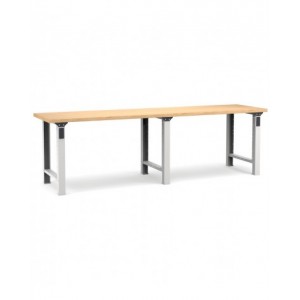 Banco professionale, 300 cm, grigio e antracite