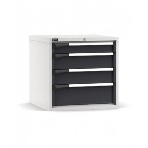 Armadio con 4 cassetti 1x100 2x150 1x200, L714 x P726 x H700 mm